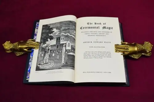 The Book of Ceremonial Magic, the Secret Tradition in Goëtia - including the Rites and Mysteries of Goetic Theurgy, Sorcery and Infernal Necromancy - Custom Leather Binding by Nate McCall - Image 5