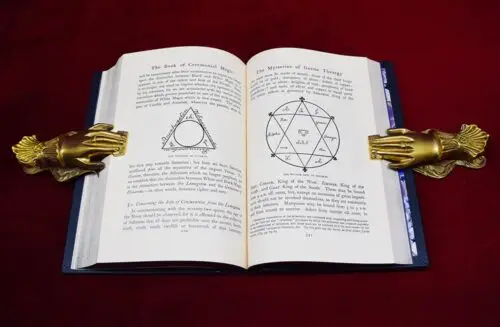 The Book of Ceremonial Magic, the Secret Tradition in Goëtia - including the Rites and Mysteries of Goetic Theurgy, Sorcery and Infernal Necromancy - Custom Leather Binding by Nate McCall - Image 6