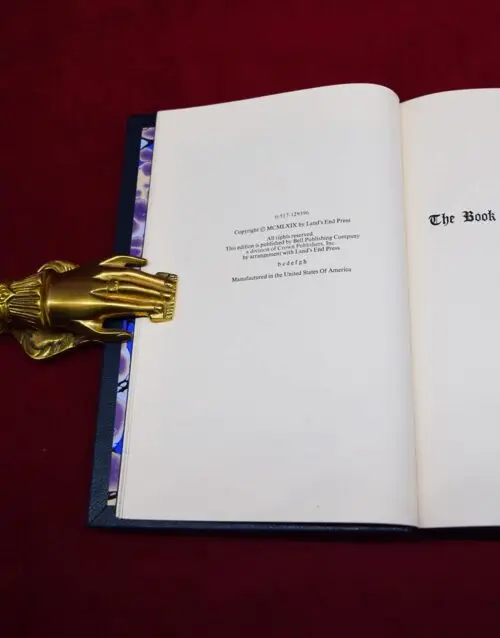 The Book of Ceremonial Magic, the Secret Tradition in Goëtia - including the Rites and Mysteries of Goetic Theurgy, Sorcery and Infernal Necromancy - Custom Leather Binding by Nate McCall - Image 7