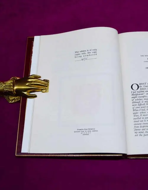 Compendium Maleficarum by Francesco Maria Guazzo - (1929, Limited Edition Hardcover bound in full Morocco by Sangorski & Sutcliffe) - Image 5