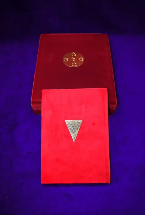 The Book of the Law * Liber AL vel Legis  (The Aiwass Edition) -  Holy Book for the Gnostic Mass - Hardcover Edition Bound in Red Velvet with Custom Hard Velvet Box - Image 3