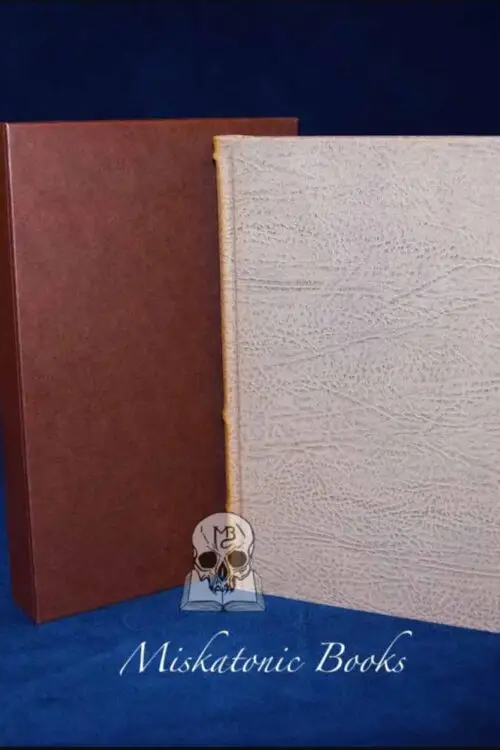 LUX HAERESIS: The Light Heretical by Daniel Schulke (Deluxe Signed SPECIAL Edition Bound in Full Ashen Leather in Custom Slipcase with Sigil)