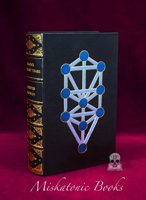 MAGICK WITHOUT TEARS by Aleister Crowley - First Printing Hardcover, Custom Bound by Artisan Bookbinder Nate McCall