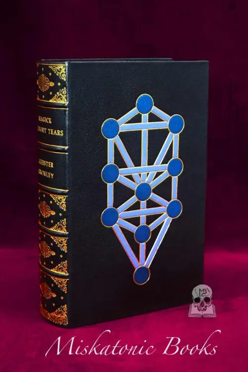 MAGICK WITHOUT TEARS by Aleister Crowley - First Printing Hardcover, Custom Bound by Artisan Bookbinder Nate McCall