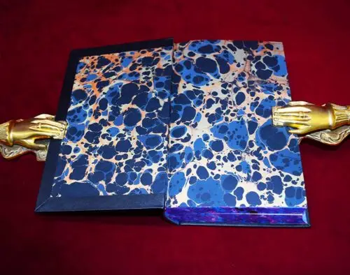 MAGICK WITHOUT TEARS by Aleister Crowley - First Printing Hardcover, Custom Bound by Artisan Bookbinder Nate McCall - Image 4