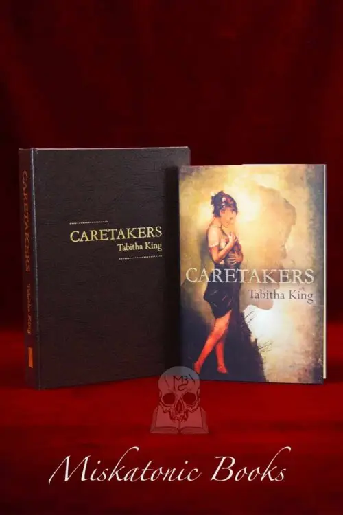 CARETAKERS by Tabitha King - Signed Deluxe Leather Bound Lettered Edition in Custom Traycase - Image 2