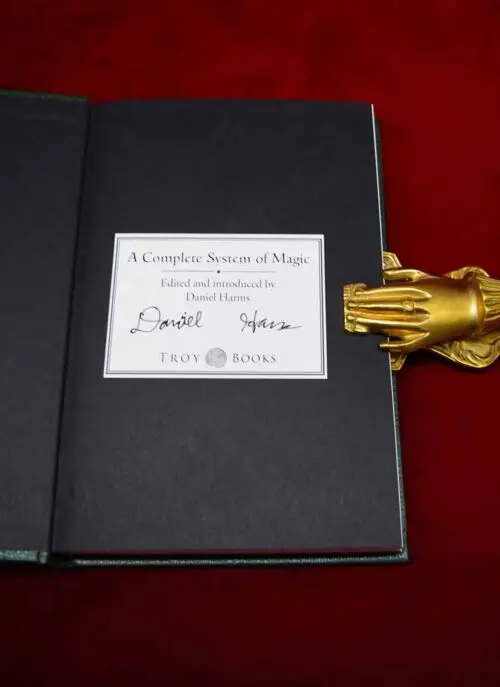 A COMPLETE SYSTEM OF MAGIC: The Manual of a Nineteenth-Century  British Cunning Man  William Dawson Bellhouse edited and introduced by  Daniel Harms - Signed Limited Edition Hardcover - Image 2