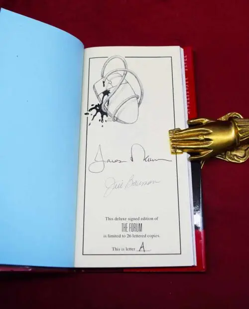 THE FORUM by James Newman - Signed Deluxe Leather Bound Edition in Custom Traycase - This is letter "A" of 26 - Image 2