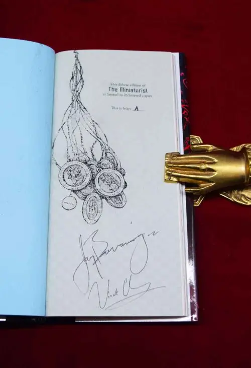 THE MINIATURIST by Jay Bonansinga - Signed Deluxe Leather Bound Lettered Edition in Custom Traycase - This is letter "A" of 26 copies. - Image 2