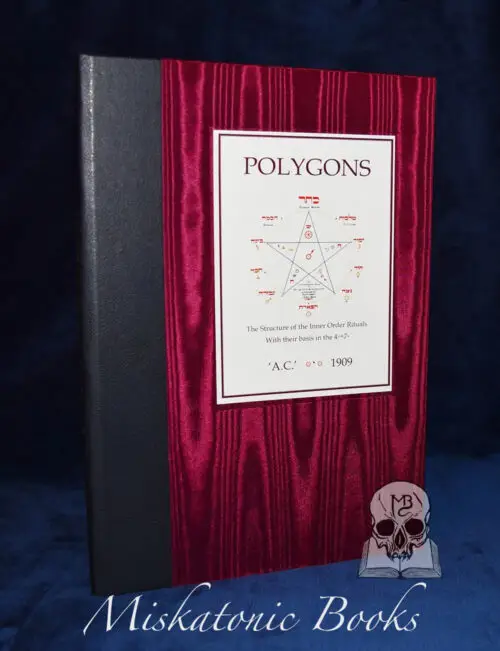 POLYGONS & POLYGRAMS transcribed by or for Aleister Crowley with a private Theoricus Adeptus Minor paper issued by Dr Felkin - Limited Edition Hardcover