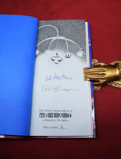 THE BABY by Al Sarrantonio - Deluxe Leather Bound Lettered Edition in Custom Traycase, this being letter "A" - Image 2