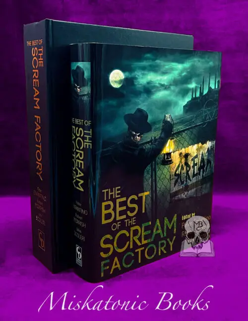 THE BEST OF SCREAM FACTORY edited by Peter Enfantino, Robert Morrish & John Scoleri - Deluxe Leather Bound Lettered Edition in Custom Traycase