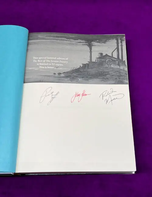 THE BEST OF SCREAM FACTORY edited by Peter Enfantino, Robert Morrish & John Scoleri - Deluxe Leather Bound Lettered Edition in Custom Traycase - Image 3