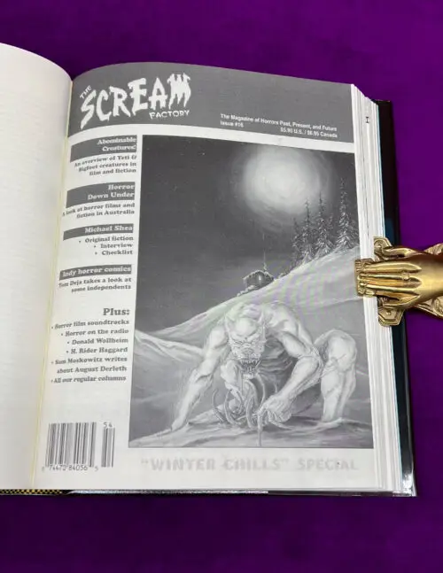 THE BEST OF SCREAM FACTORY edited by Peter Enfantino, Robert Morrish & John Scoleri - Deluxe Leather Bound Lettered Edition in Custom Traycase - Image 5