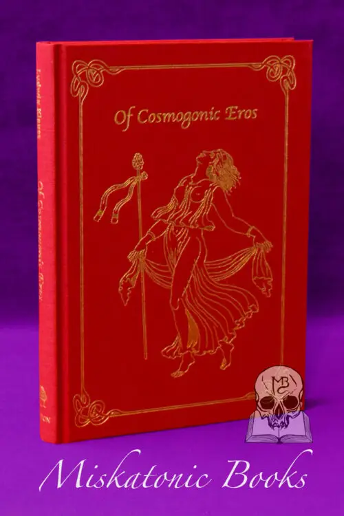OF COSMOGONIC EROS by Ludwig Klages - 2nd Edition Limited Edition Hardcover