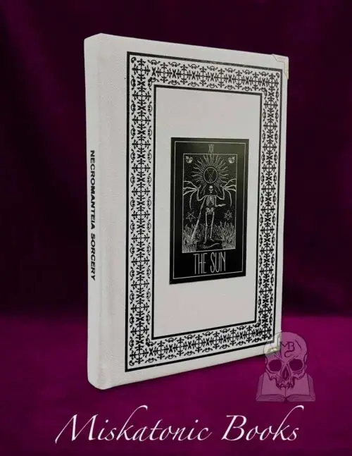 NECROMANTEIA SORCERY: The Art of Commanding the Dead by Shawn Frix (Deluxe Leather Bound Limited Edition with 22 Major Arcana)