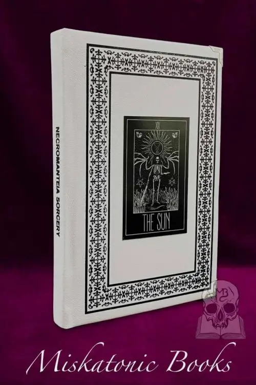 NECROMANTEIA SORCERY: The Art of Commanding the Dead by Shawn Frix (Deluxe Leather Bound Limited Edition with 22 Major Arcana)