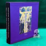 BOOK FOUR Part 1 : MYSTICISM &  Part 2 : MAGICK by Aleister Crowley and  Mary D’Este Sturges (Soror Virakam) - (DELUXE Limited Edition Hardcover Quarter Bound in Leather and Purple Linen)