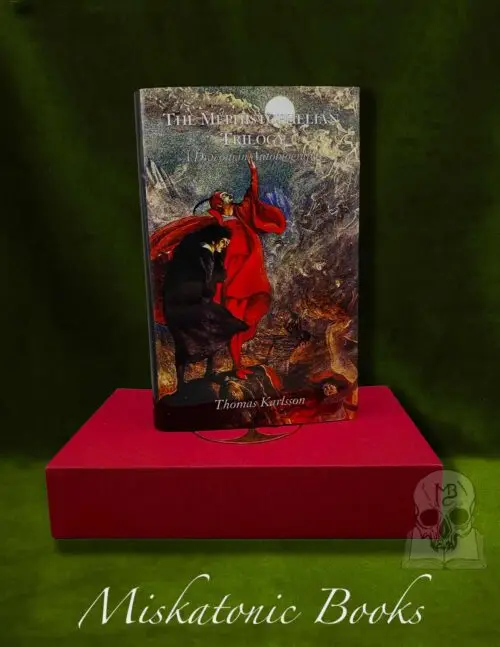 The Mephistophelian Trilogy: A Draconian Autobiography by Thomas Karlsson - Deluxe Leather Bound Limited Edition in Custom Slipcase
