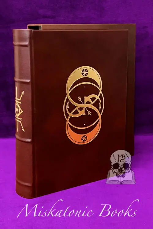 THE DRAGON BOOK OF ESSEX by Andrew Chumbley (Deluxe X-SERIES Leather Bound Limited Edition in Custom Slipcase)