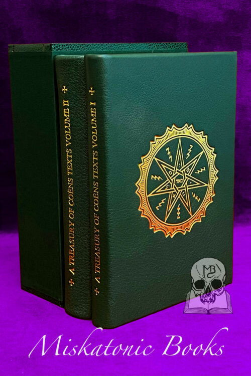 A TREASURY OF COËN TEXTS  IN TWO VOLUMES - DELUXE Limited Edition Bound in Full Leather and Cloth in Custom Slipcase