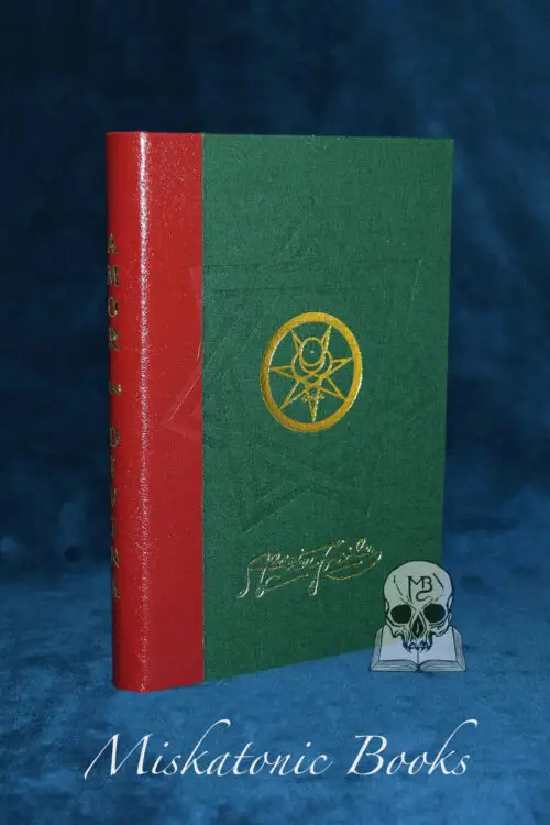 AMOR DIVINA by Aleister Crowley - Limited Edition Hardcover Quarter Bound in Scarlet Pigskin and Cloth