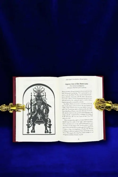 INFERNAL UNION: Sinister Initiation & The Satanic Psalms by Michael W. Ford - Deluxe Leather Bound Limited Edition - Image 4