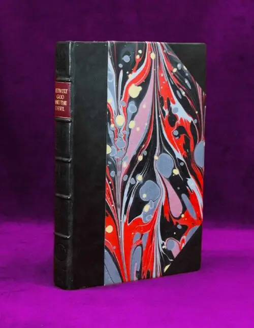 BETWIXT GOD AND THE DEVIL: Inquiries into Essex Magic from the 16th Century to the Present Day by Richard Ward - Deluxe Half Leather Bound Limited Edition Hardcover in Slipcase (Signed Bookplate)