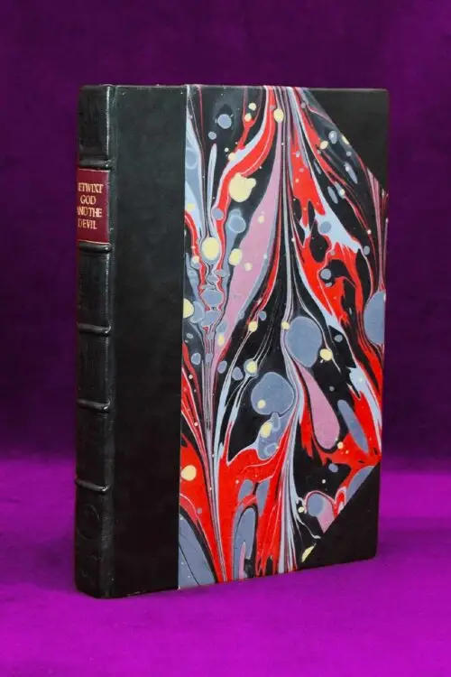 BETWIXT GOD AND THE DEVIL: Inquiries into Essex Magic from the 16th Century to the Present Day by Richard Ward - Deluxe Half Leather Bound Limited Edition Hardcover in Slipcase (Signed Bookplate)
