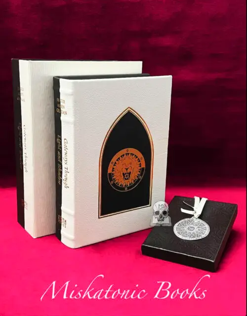 GATEWAYS THROUGH LIGHT & SHADOW by Frater Ashen Chassan (Signed Deluxe Leather Bound Edition in Custom Traycase)