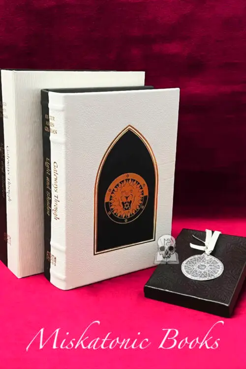 GATEWAYS THROUGH LIGHT & SHADOW by Frater Ashen Chassan (Signed Deluxe Leather Bound Edition in Custom Traycase)