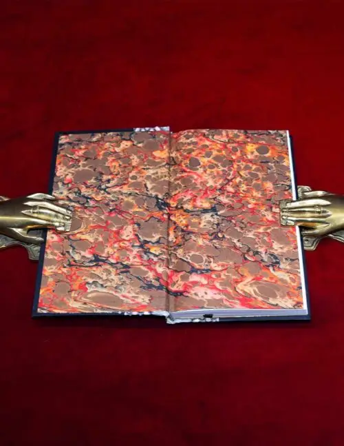 THE GREAT GRIMOIRE OF POPE HONORIUS - Deluxe edition Quarter Bound in snakeskin with Custom Slipcase - Image 2