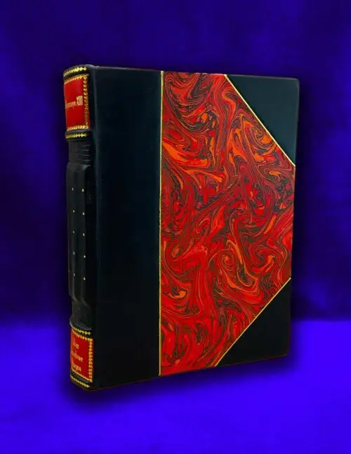 Santa Muerte and Necromancy: Liber Tenebrae Magna - Signed and Sigilized Deluxe Leather Limited Edition Hardcover