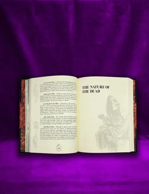 Santa Muerte and Necromancy: Liber Tenebrae Magna - Signed and Sigilized Deluxe Leather Limited Edition Hardcover - Image 4