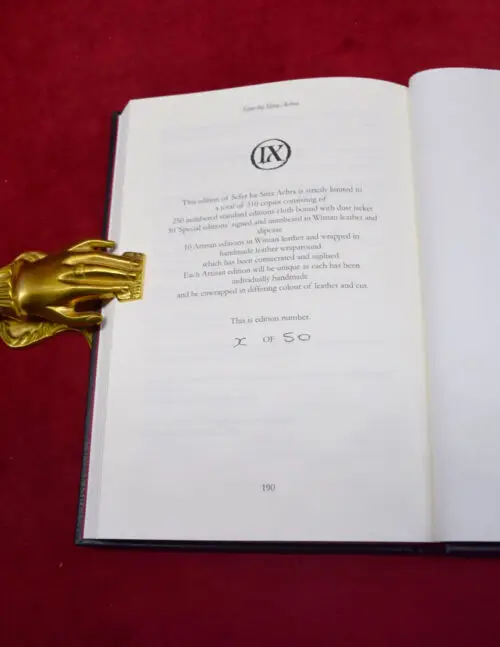 SEFER HA SITRA ACHRA: The Book of Descent by A.D. Mercer - Special Leather Bound Limited Edition in Custom Slipcase - Image 3