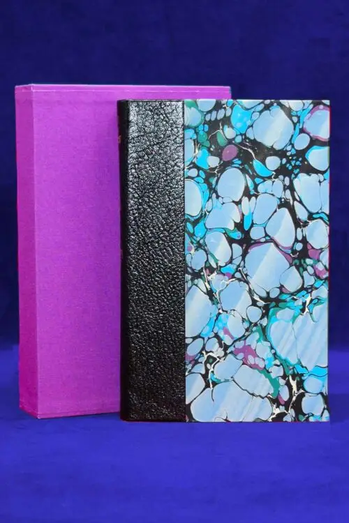 CULTS OF THE SHADOW by Kenneth Grant - Deluxe Quarter Leather and Marbled Boards in Custom Slipcase