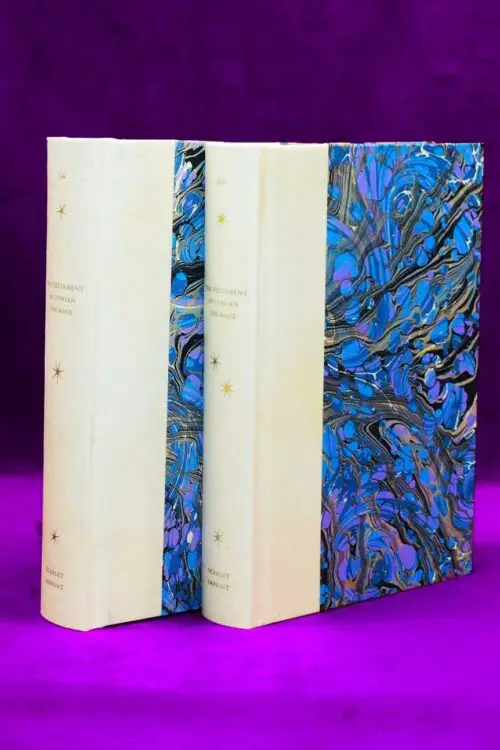 THE TESTAMENT OF CYPRIAN THE MAGE 2 volume set by Jake Stratton Kent (Deluxe Quarter-bound in veiny vellum, numbered and slipcased)
