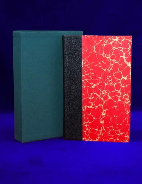 ALEISTER CROWLEY AND THE HIDDEN GOD by Kenneth Grant - Deluxe Quarter Bound in Leather and Decorative Boards in Custom Slipcase