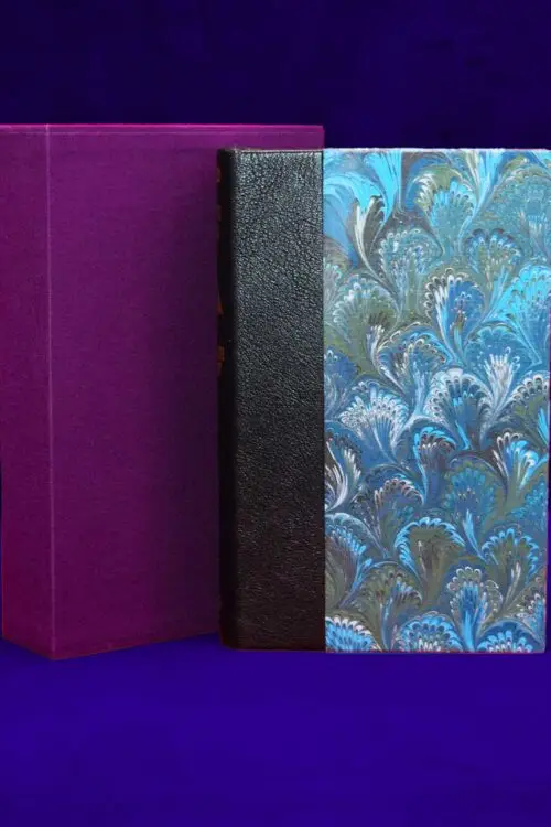 BEYOND THE MAUVE ZONE by Kenneth Grant - Deluxe Quarter Bound In Leather and Decorative Boards with Custom Slipcase