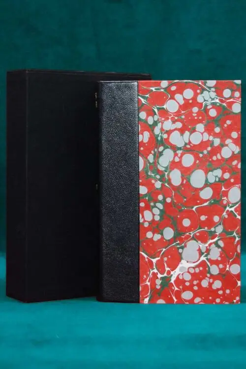 HECATE'S FOUNTAIN by Kenneth Grant - Deluxe Quarter Bound in Leather in Decorative Boards with Custom Slipcase