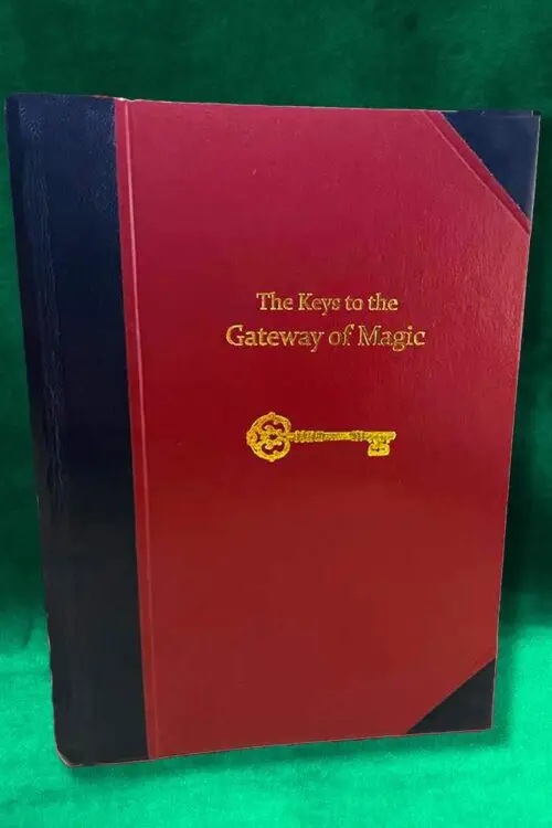 THE KEYS TO THE GATEWAY OF MAGIC: Summoning the Solomonic Archangels and Demon Princes by Stephen Skinner & David Rankine - Deluxe Half Leather Bound Edition